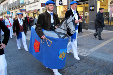 El cavallet en marxa. Foto: Ramon Saumell