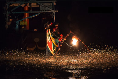 Pesca a l'encesa a Taiwan