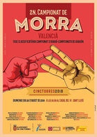 Cartell d'un campionat de morra